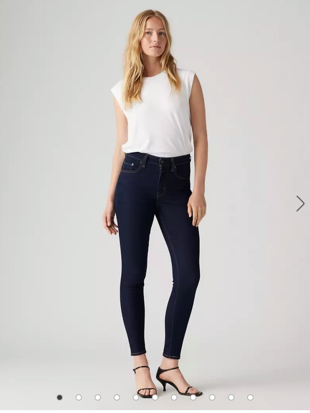 Levi’s 721 High-Rise Skinny Jeans in Dark Wash - Women's